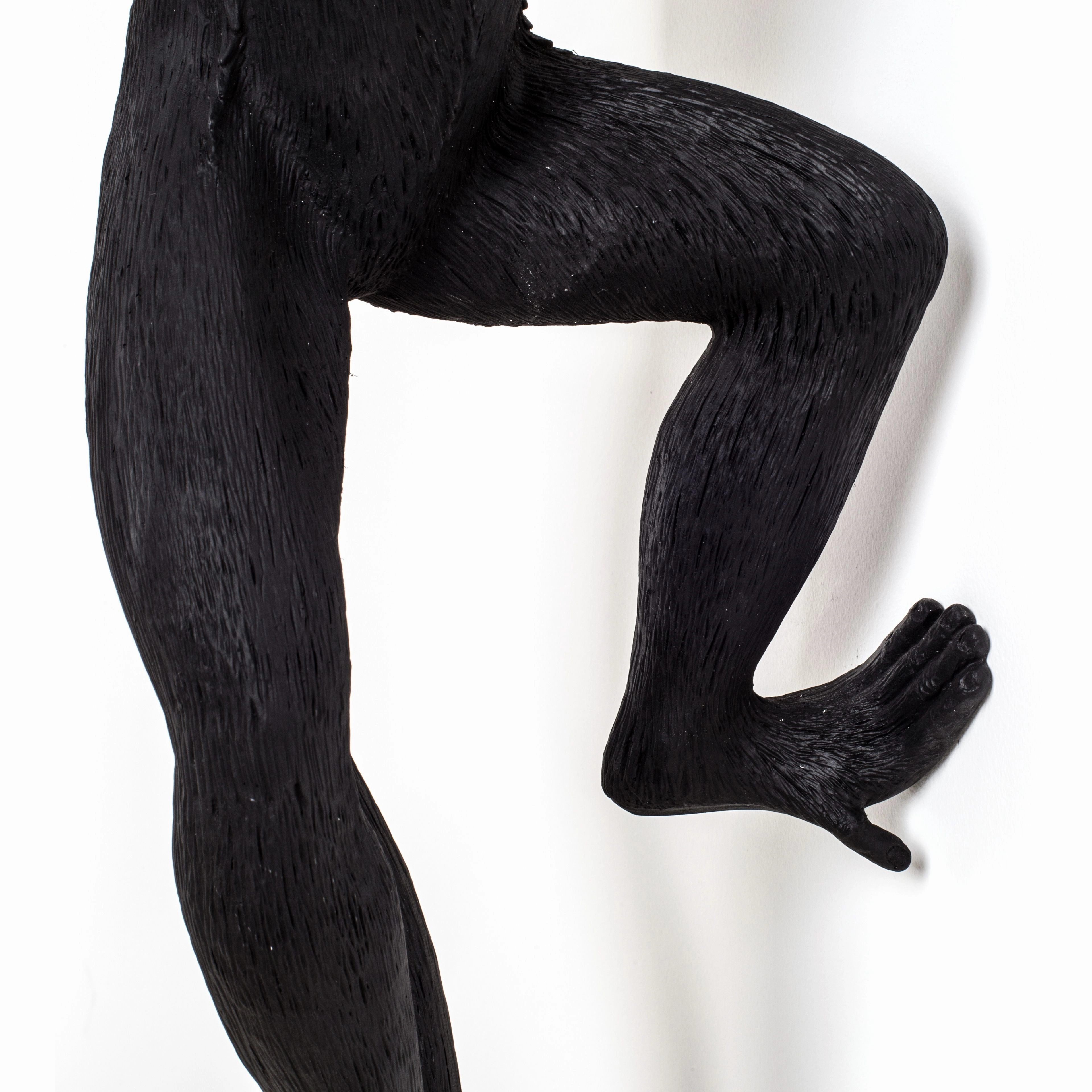 Seletti Monkey Outdoor Lamp Black, Hanging Left Hand