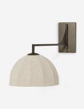 Sello Swing Arm Sconce by DISC Interiors minimalist reading light