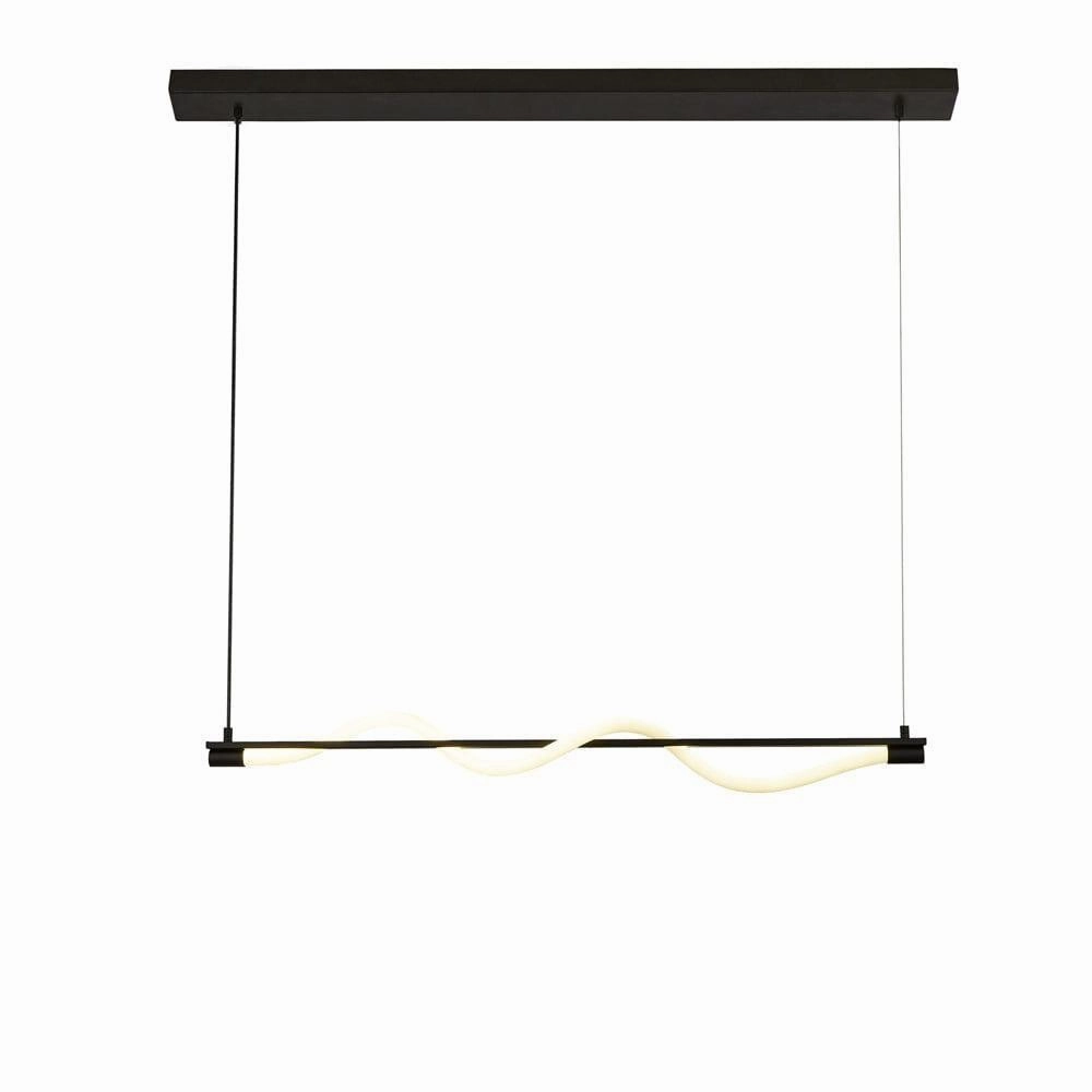Serpent 1 Light LED Black & Acrylic Ceiling Pendant minimalist ceiling light