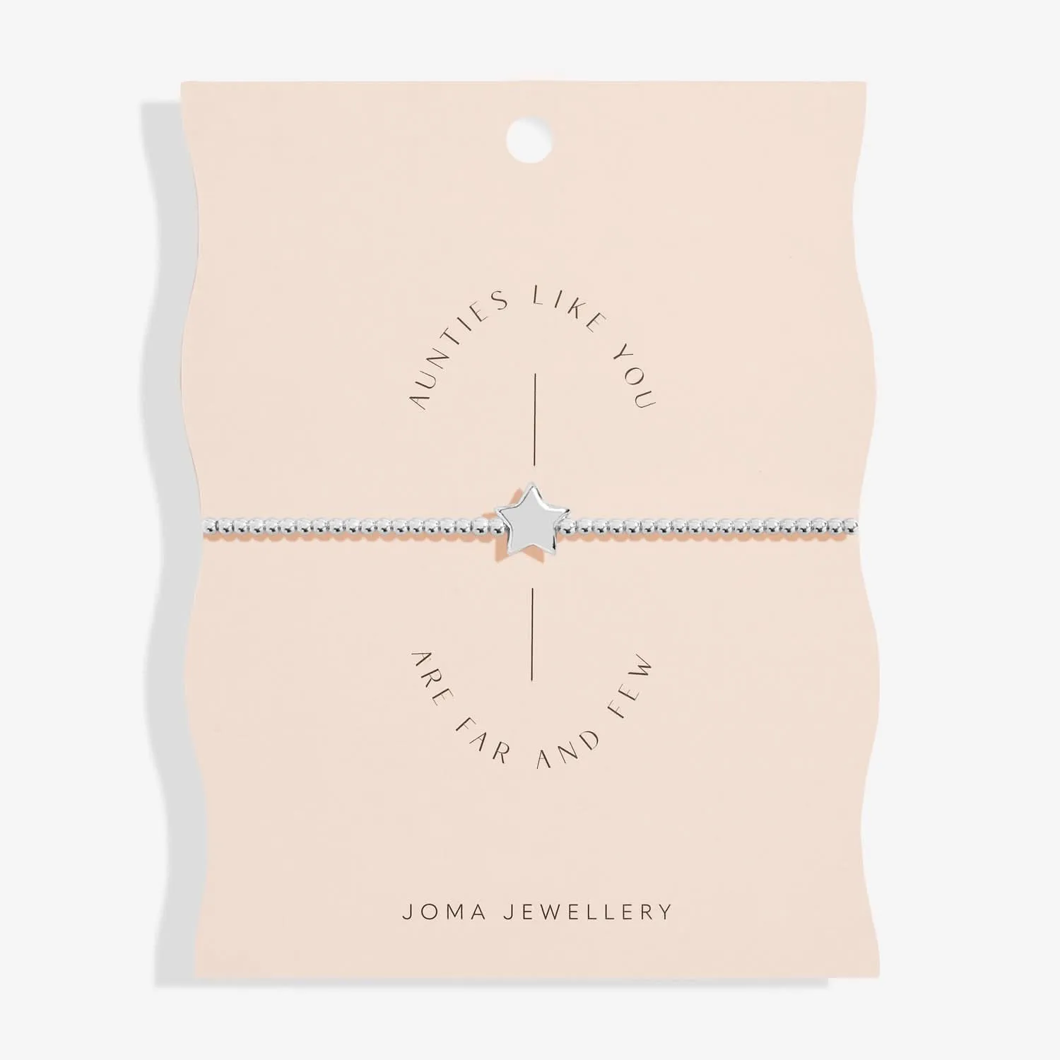 Share Happiness Aunties Like You Are Far Few Silver Plated Bracelet 7382 Joma Jewellery
