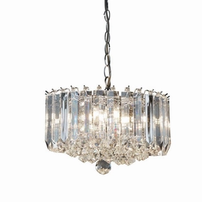 Sigma 4 Light Chrome & Acrylic Flush Ceiling Light minimalist ceiling light