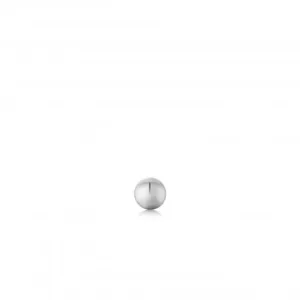 Silver Mini Sphere Barbell Single Earring E035-01H Ania Haie Jewellery