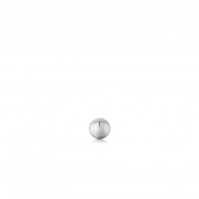 Silver Mini Sphere Barbell Single Earring E035-01H Ania Haie Jewellery
