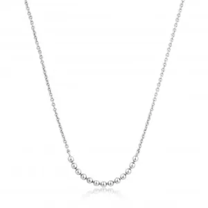 Silver Rhodium Plated Modern Multiple Balls Necklace N002-04H Ania Haie Jewellery