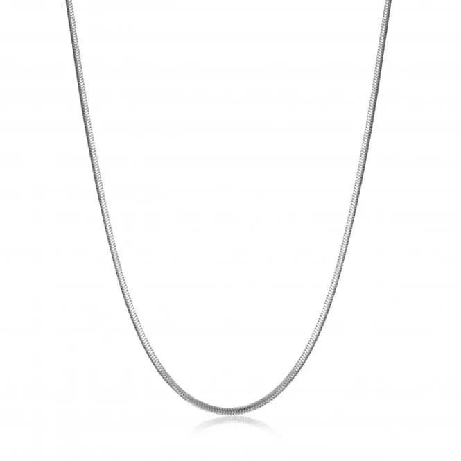 Silver Snake Chain Necklace N038-01H Ania Haie Jewellery