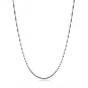 Silver Snake Chain Necklace N038-01H Ania Haie Jewellery