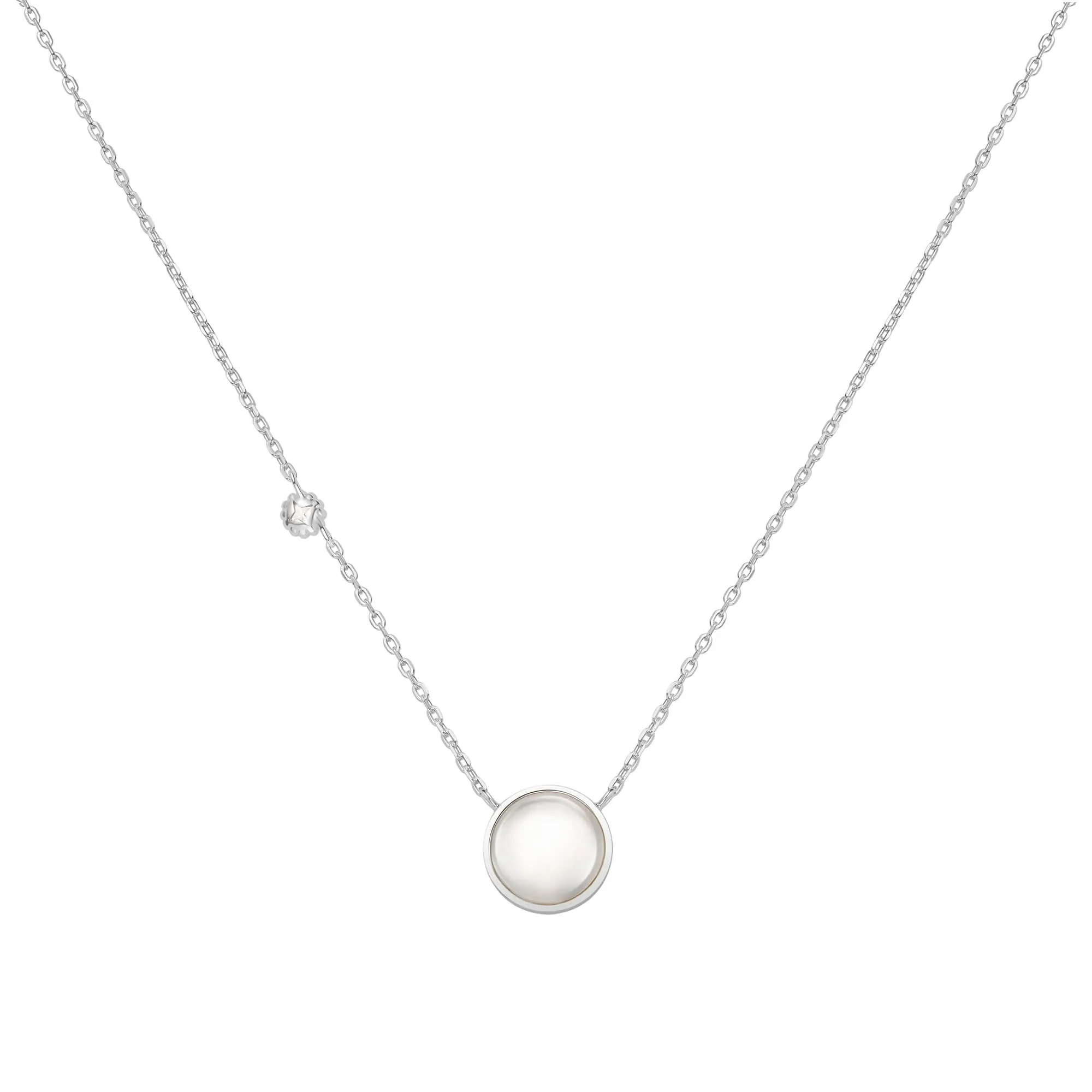 Silver Starry Mother of Pearl Necklace N065-05H Ania Haie Jewellery