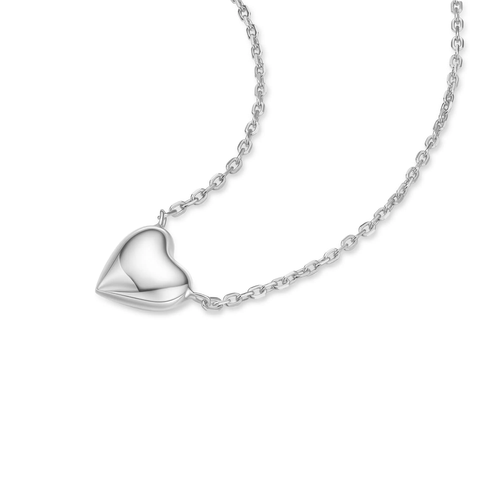 Silver Sweetheart Necklace N064-02H Ania Haie Jewellery
