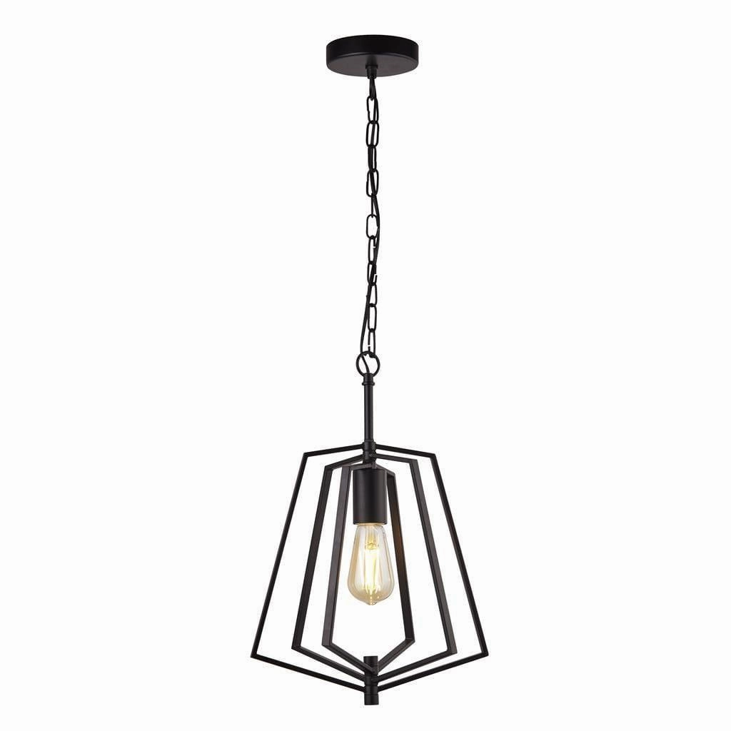 Slinky 1 Light Black Metal Adjustable Ceiling Pendant modern ceiling lamp