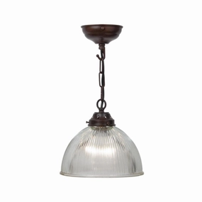 Small Prismatic Dome Art Deco Ceiling Light Kansa DOME423 simple ceiling design light
