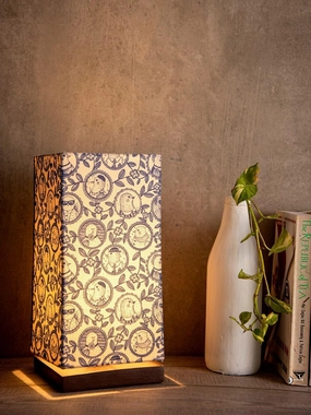 Smart Owl Lamp with Wooden base Louis Poulsen chandelier