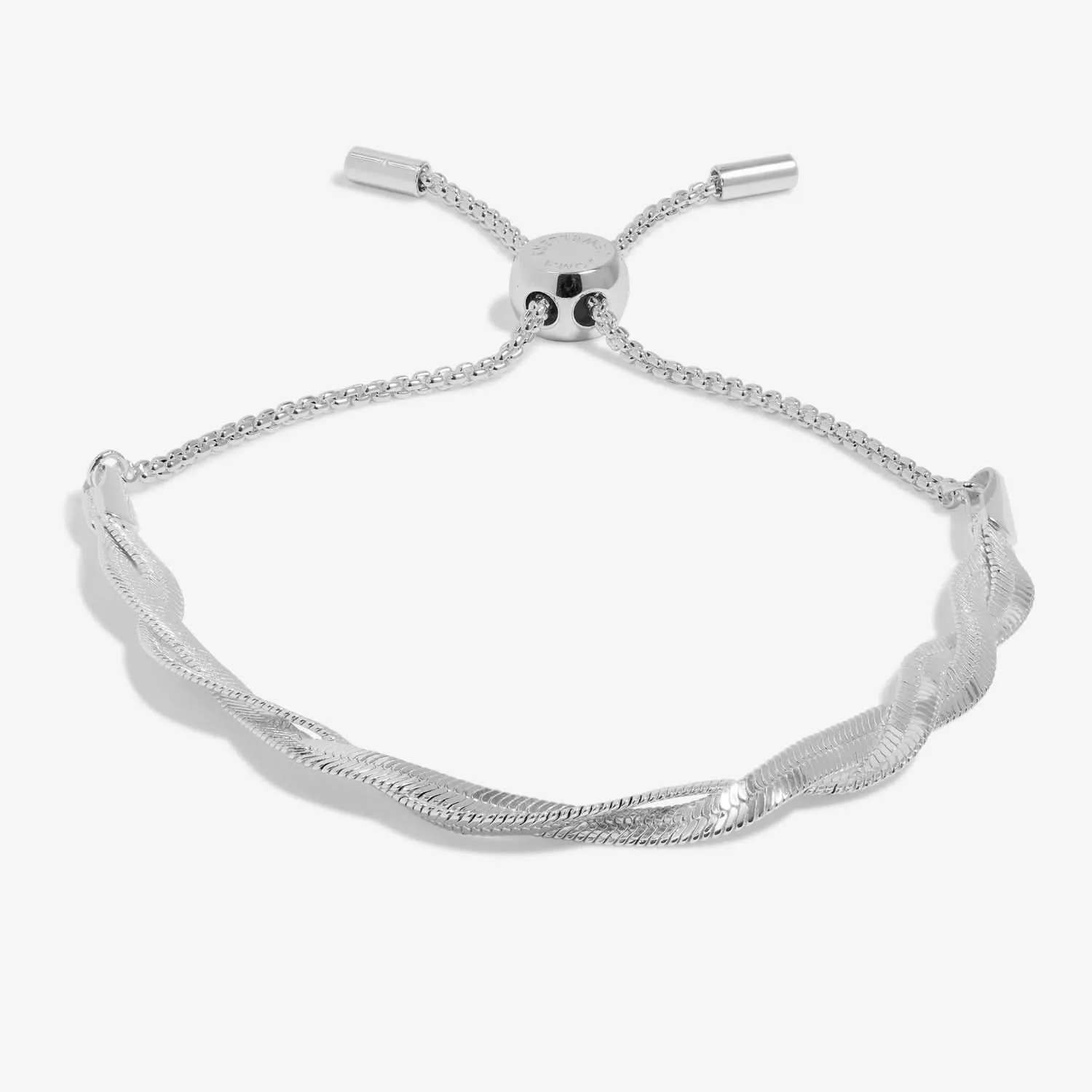 Snake Chain Bar Silver Plated Bracelet 7892 Joma Jewellery