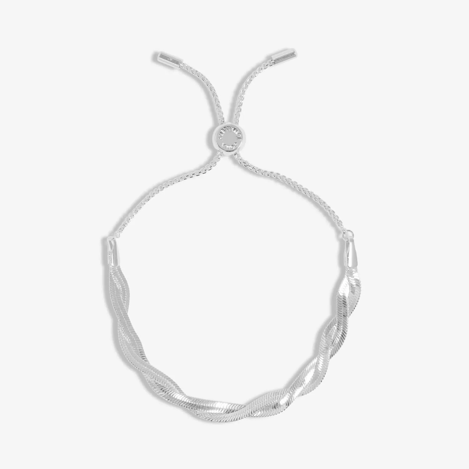 Snake Chain Bar Silver Plated Bracelet 7892 Joma Jewellery