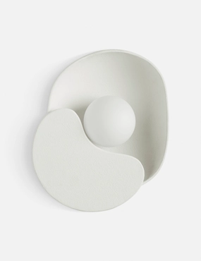 Soft Petal Sconce by Lolly Lolly Ceramics minimalist reading light