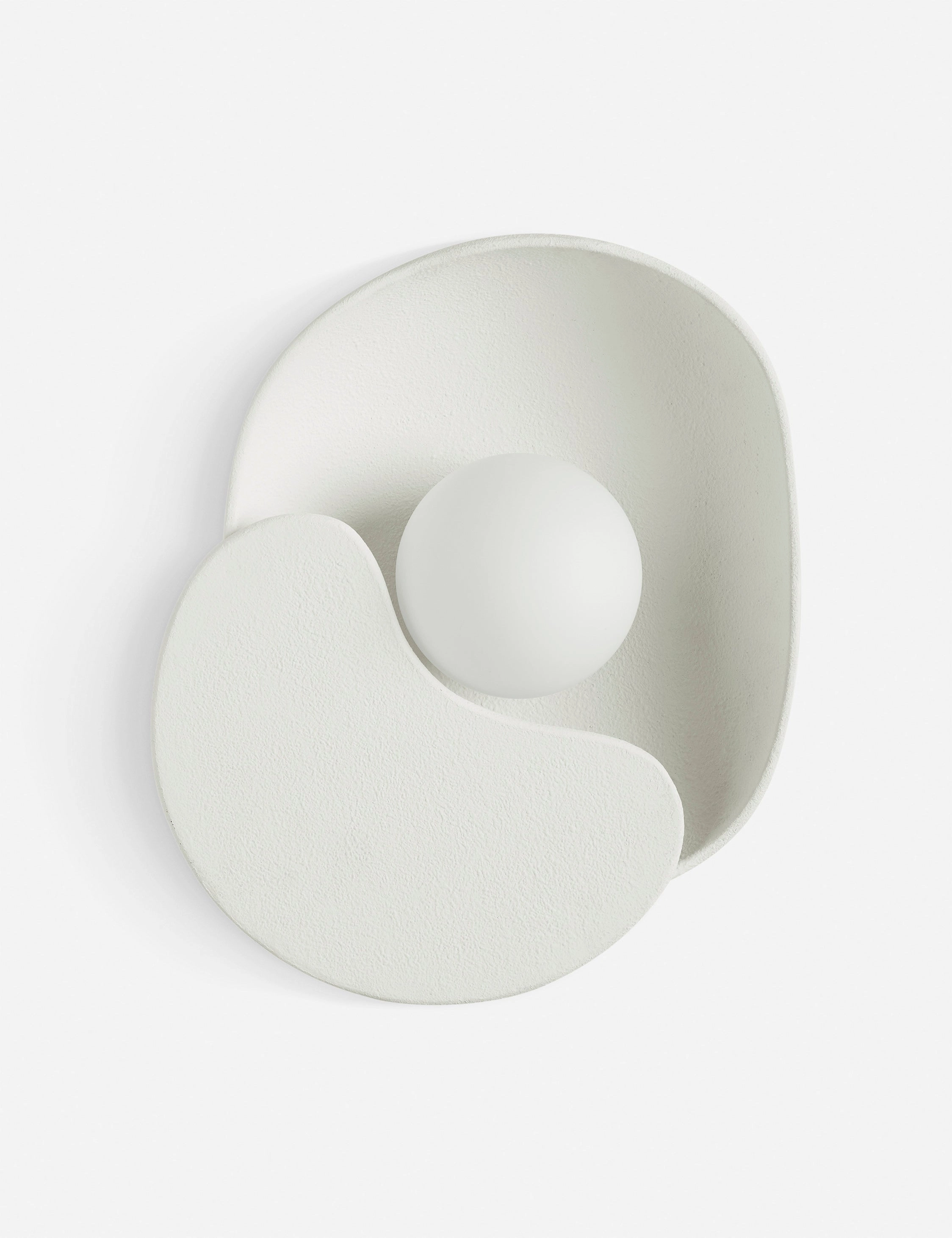 Soft Petal Sconce by Lolly Lolly Ceramics minimalist reading light