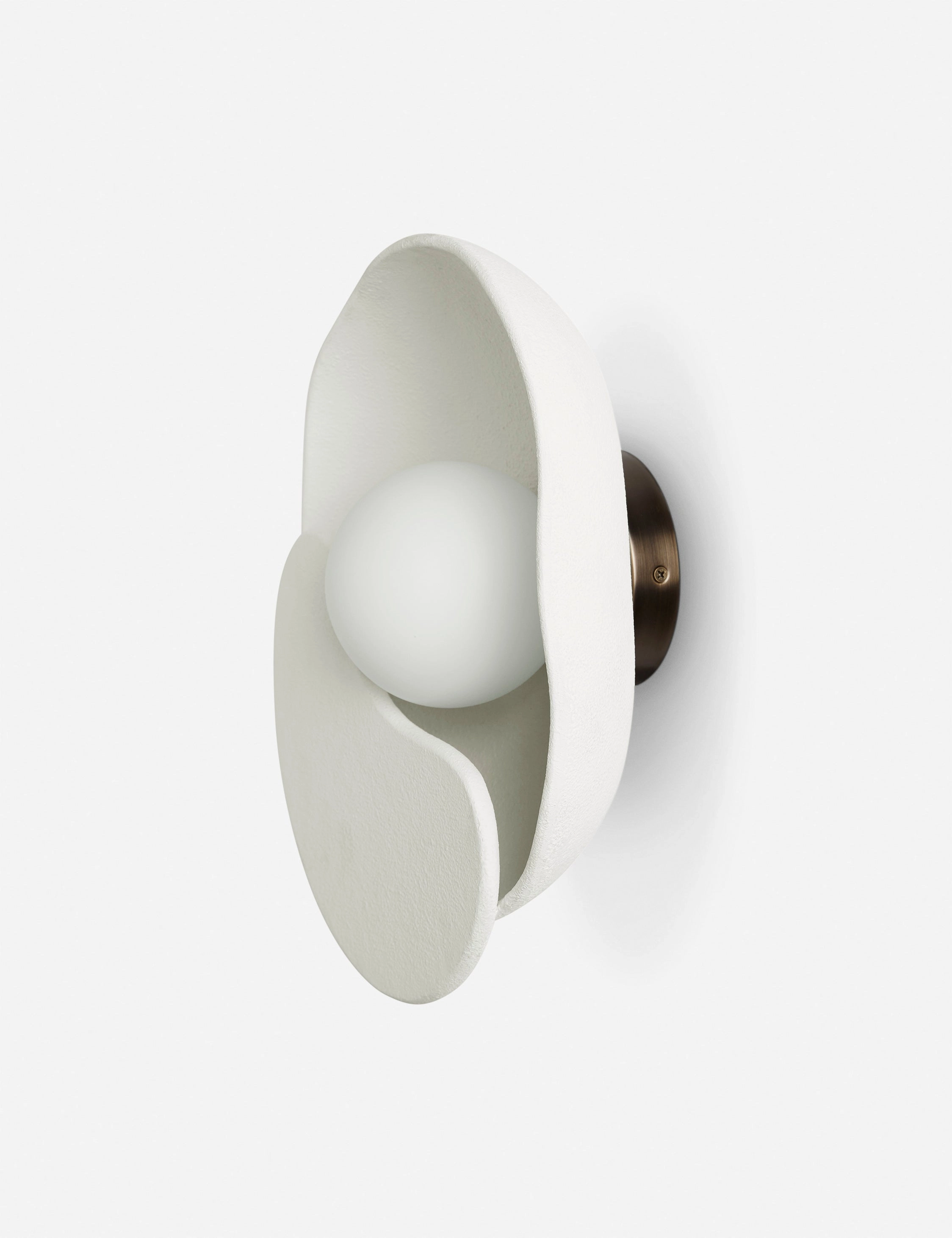 Soft Petal Sconce by Lolly Lolly Ceramics