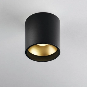 Solo 1 Round Loftlampe Sort/guld LED ceramic table lamp