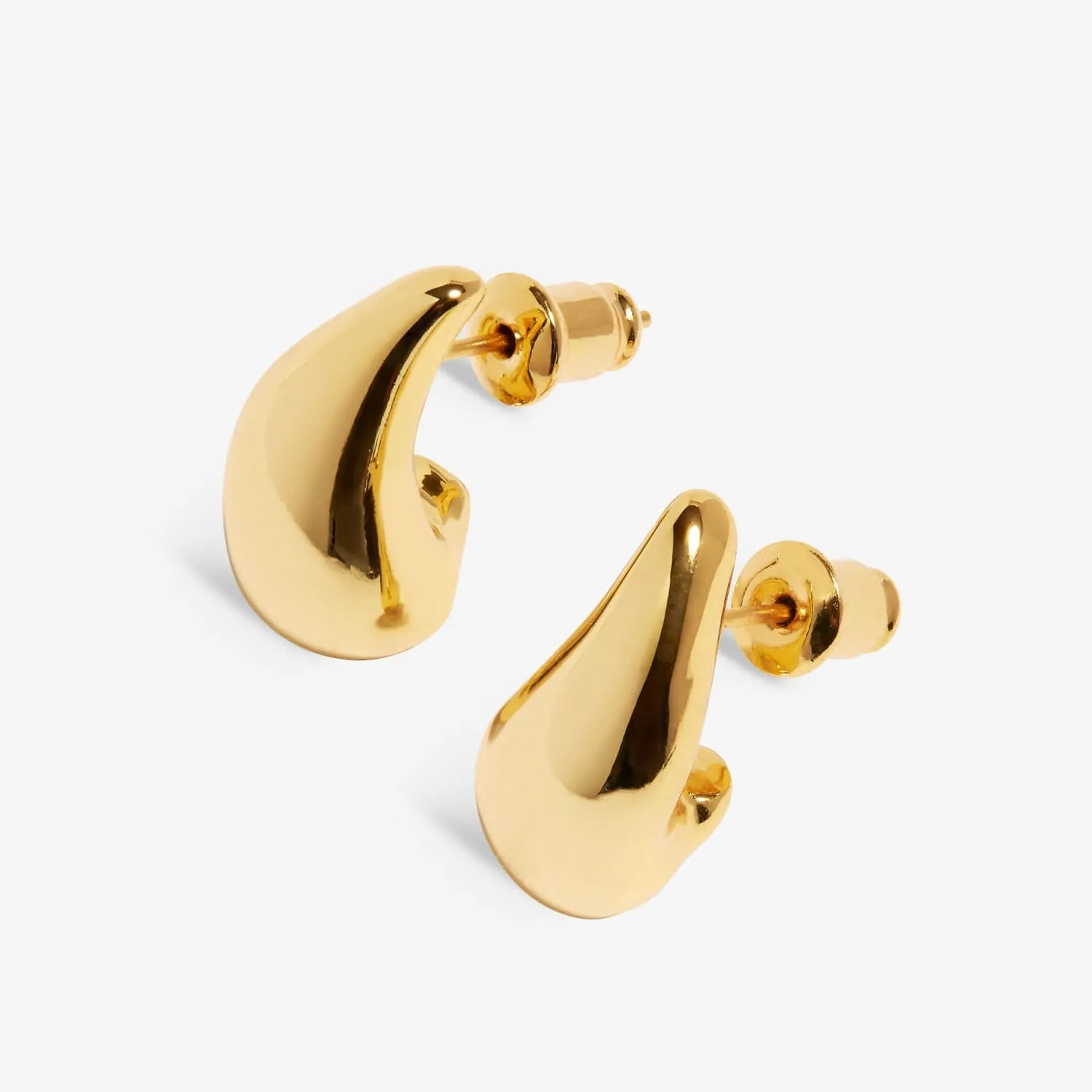 Soul Shine Droplet Gold Plated Earrings 7602 Joma Jewellery