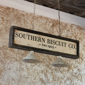 Southern Biscuit Co. Light Fixture rechargeable bedside light