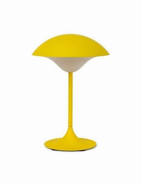 Spring Copenhagen Eclipse Table Lamp, Pale Yellow designer outdoor lamp