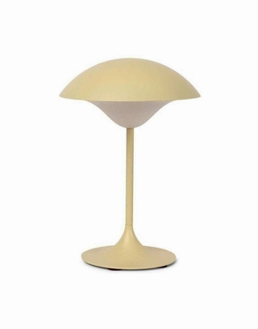 Spring Copenhagen Eclipse Table Lamp, Sand designer outdoor lamp