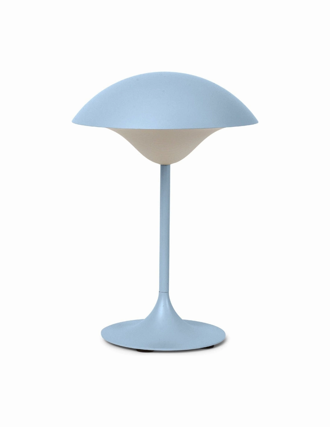 Spring Copenhagen Eclipse Table Lamp, Sky Blue designer outdoor lamp
