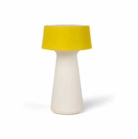 Spring Copenhagen Ember Table Lamp, Pale Yellow designer outdoor lamp
