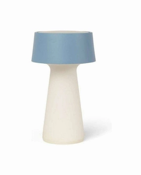 Spring Copenhagen Ember Table Lamp, Sky Blue designer outdoor lamp