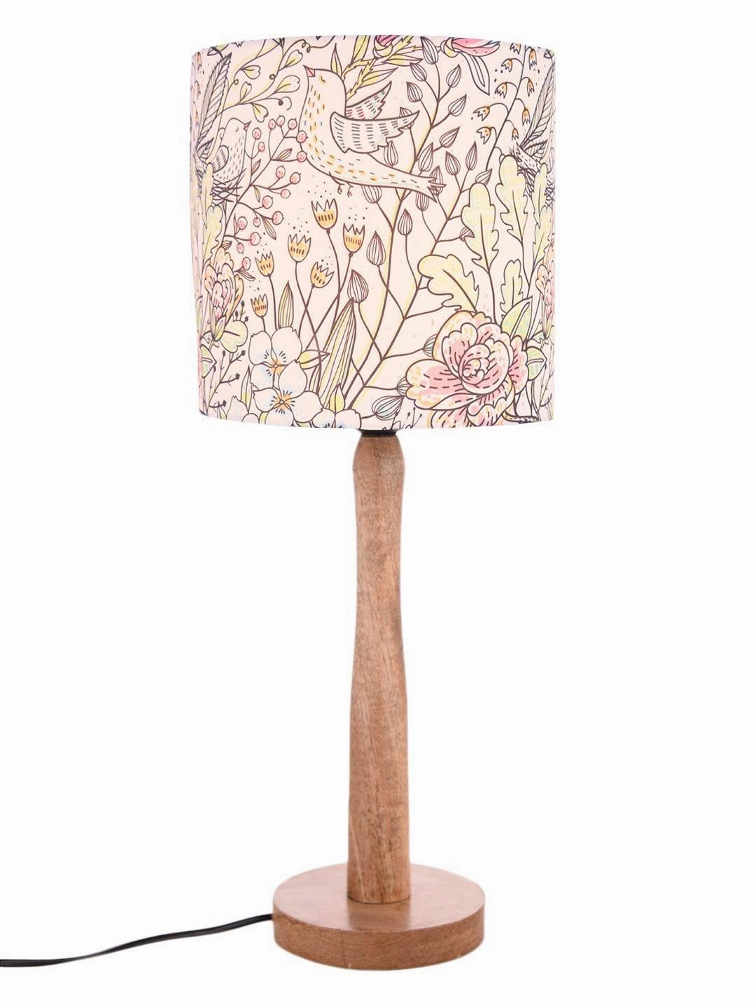Spring Leaves Wooden Lamp