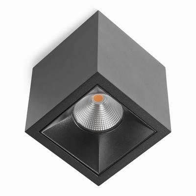 SQUARE LOFTLAMPE SORT ceramic table lamp