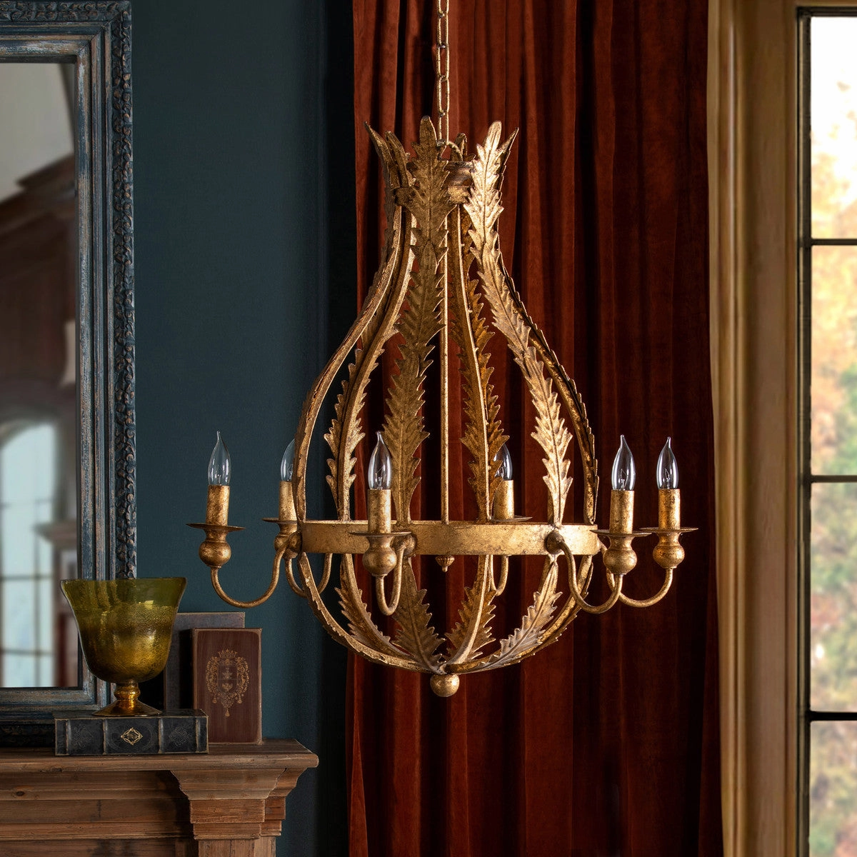 St. Augustine Chandelier rechargeable bedside light