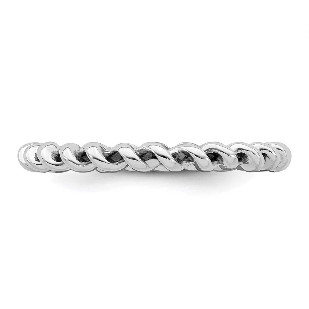 Stackable Expressions Jewelry Sterling Silver Stackable Expressions Antiqued Ring | QSK1650
