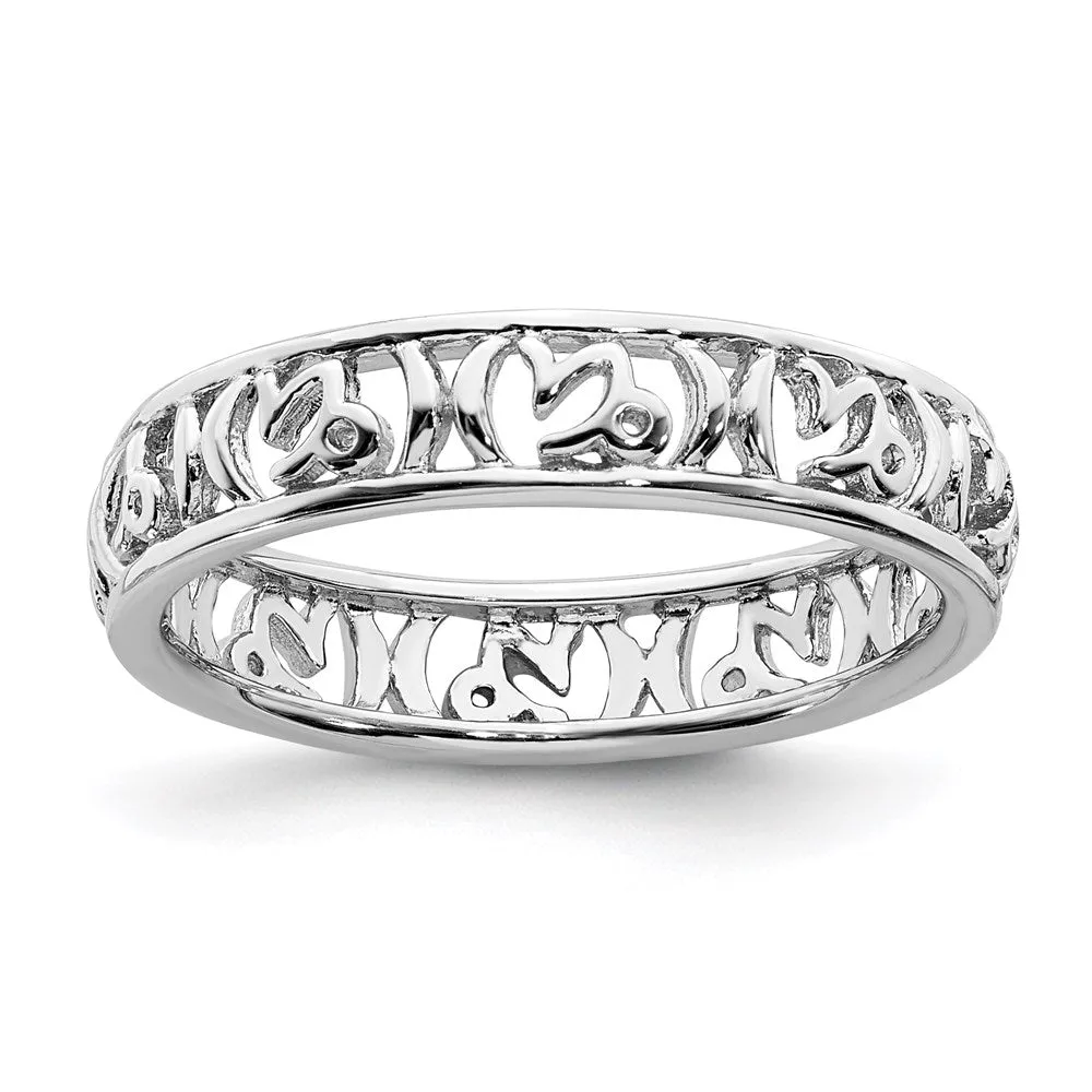 Stackable Expressions Jewelry Sterling Silver Stackable Expressions Capricorn Zodiac Ring | QSK2015