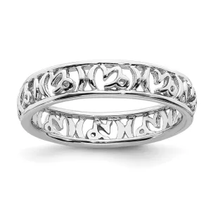 Stackable Expressions Jewelry Sterling Silver Stackable Expressions Capricorn Zodiac Ring | QSK2015