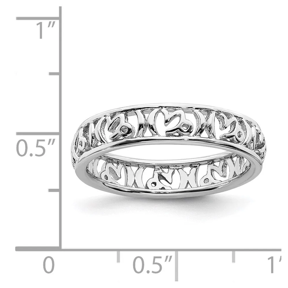 Stackable Expressions Jewelry Sterling Silver Stackable Expressions Capricorn Zodiac Ring | QSK2015