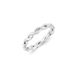 Stackable Expressions Jewelry Sterling Silver Stackable Expressions Carved Band Ring | QSK1436