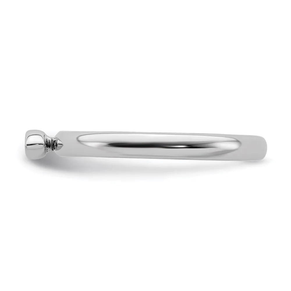 Stackable Expressions Jewelry Sterling Silver Stackable Expressions Citrine Ring | QSK2134