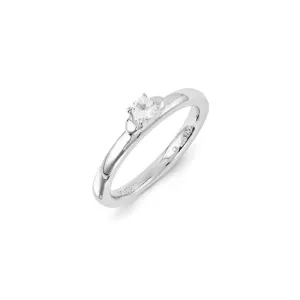 Stackable Expressions Jewelry Sterling Silver Stackable Expressions Created White Sapphire Ring | QSK1302