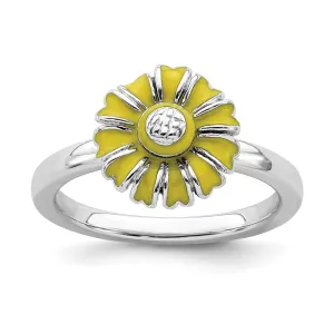 Stackable Expressions Jewelry Sterling Silver Stackable Expressions Daisy Ring | QSK930