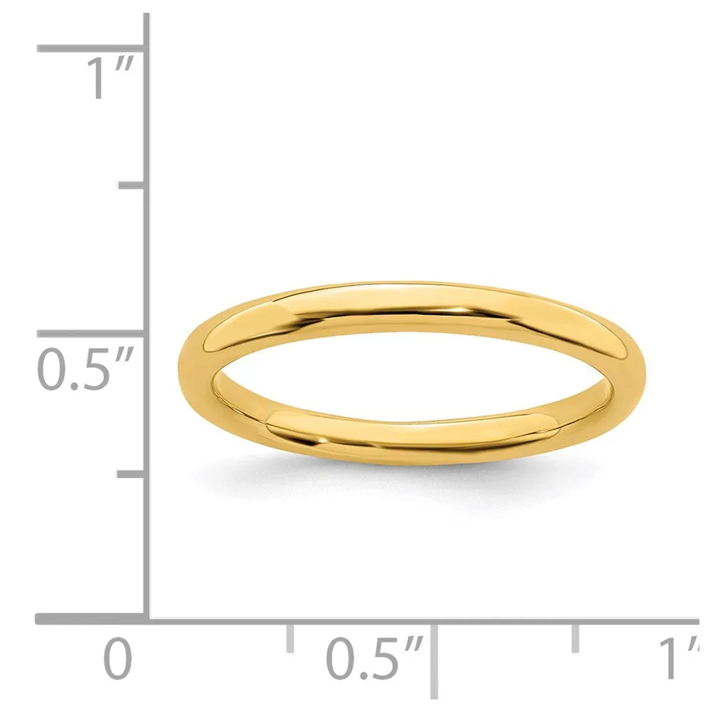 Stackable Expressions Jewelry Sterling Silver Stackable Expressions Gold-plated Polished Ring | QSK230