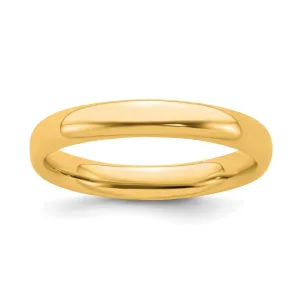 Stackable Expressions Jewelry Sterling Silver Stackable Expressions Gold-plated Polished Ring | QSK246