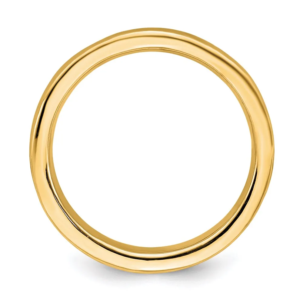 Stackable Expressions Jewelry Sterling Silver Stackable Expressions Gold-plated Ring | QSK262