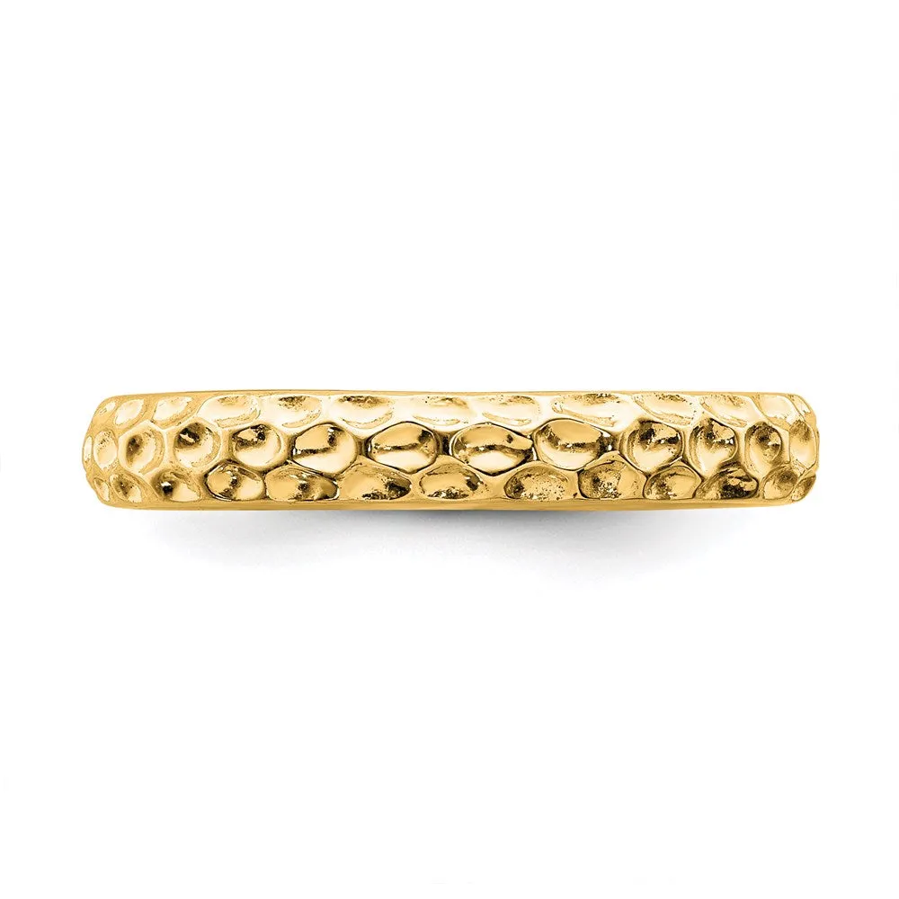 Stackable Expressions Jewelry Sterling Silver Stackable Expressions Gold-plated Ring | QSK274
