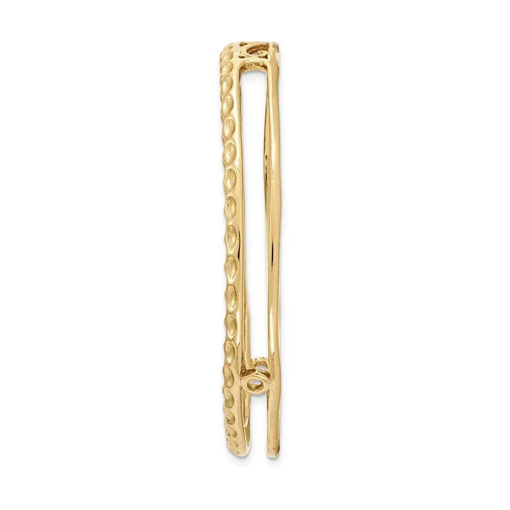 Stackable Expressions Jewelry Sterling Silver Stackable Expressions Gold-tone Large Chain Slide