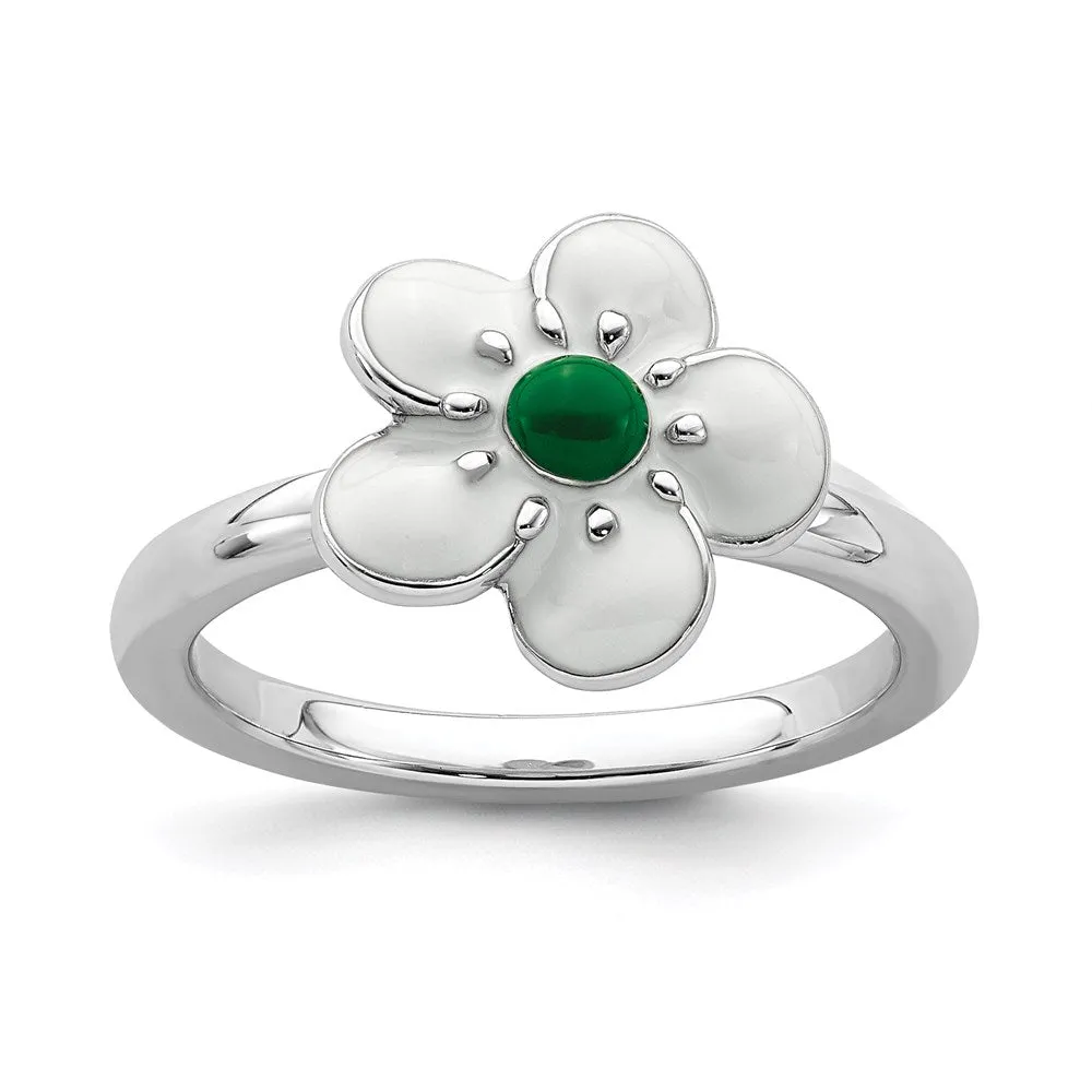 Stackable Expressions Jewelry Sterling Silver Stackable Expressions Hawthorn Ring | QSK931