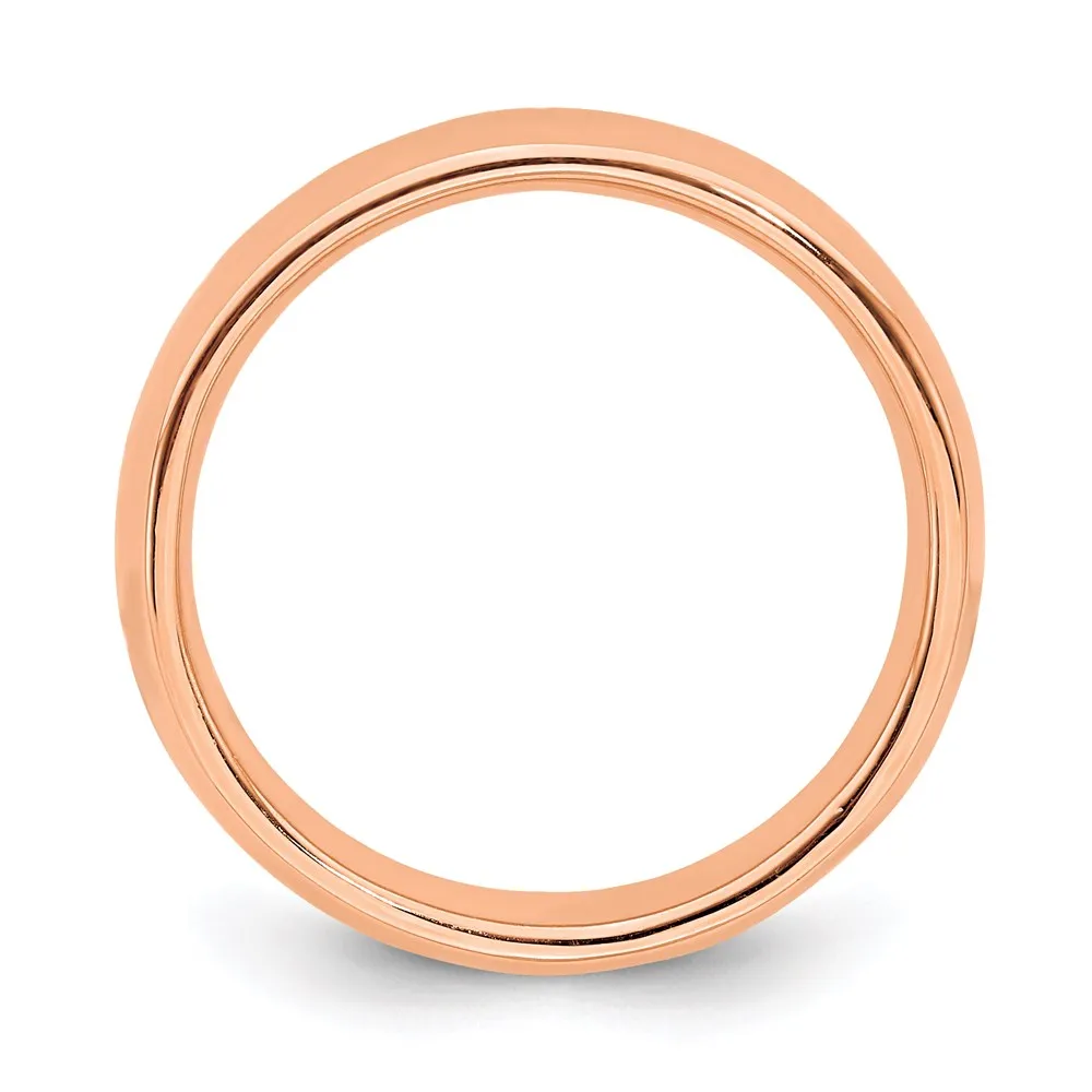 Stackable Expressions Jewelry Sterling Silver Stackable Expressions Pink-plated Polished Ring | QSK292