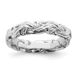 Stackable Expressions Jewelry Sterling Silver Stackable Expressions Polished Ring | QSK131