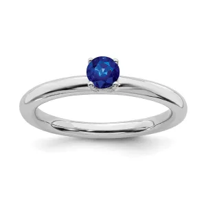 Stackable Expressions Jewelry Sterling Silver Stackable Expressions Rhodium Cr. Sapp Ring | QSK1907