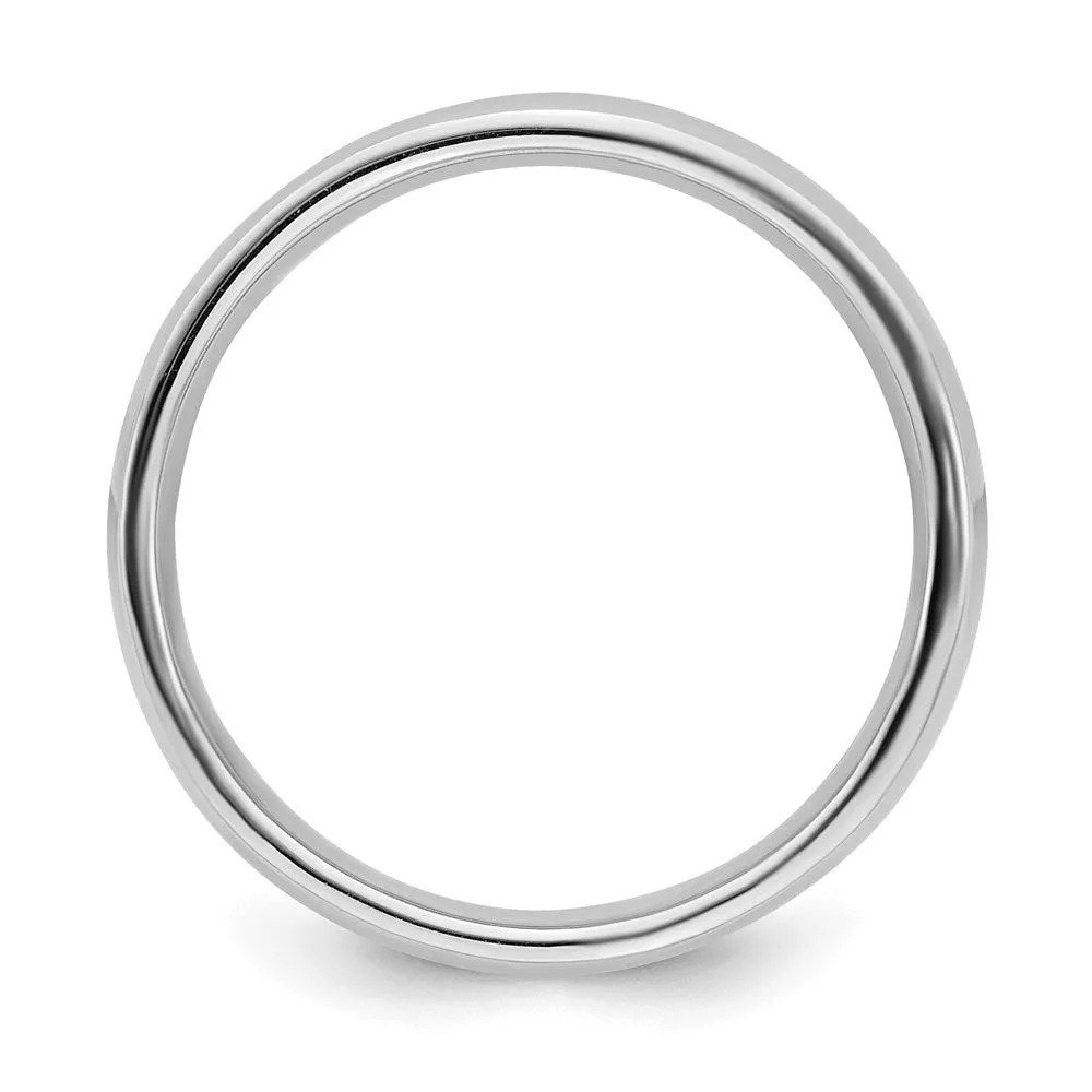 Stackable Expressions Jewelry Sterling Silver Stackable Expressions Rhodium Polished Ring | QSK247