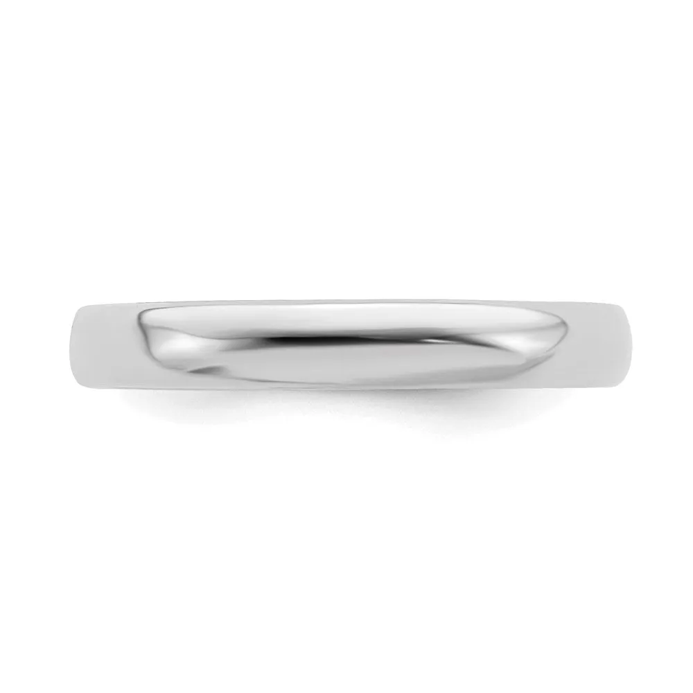 Stackable Expressions Jewelry Sterling Silver Stackable Expressions Rhodium Polished Ring | QSK247
